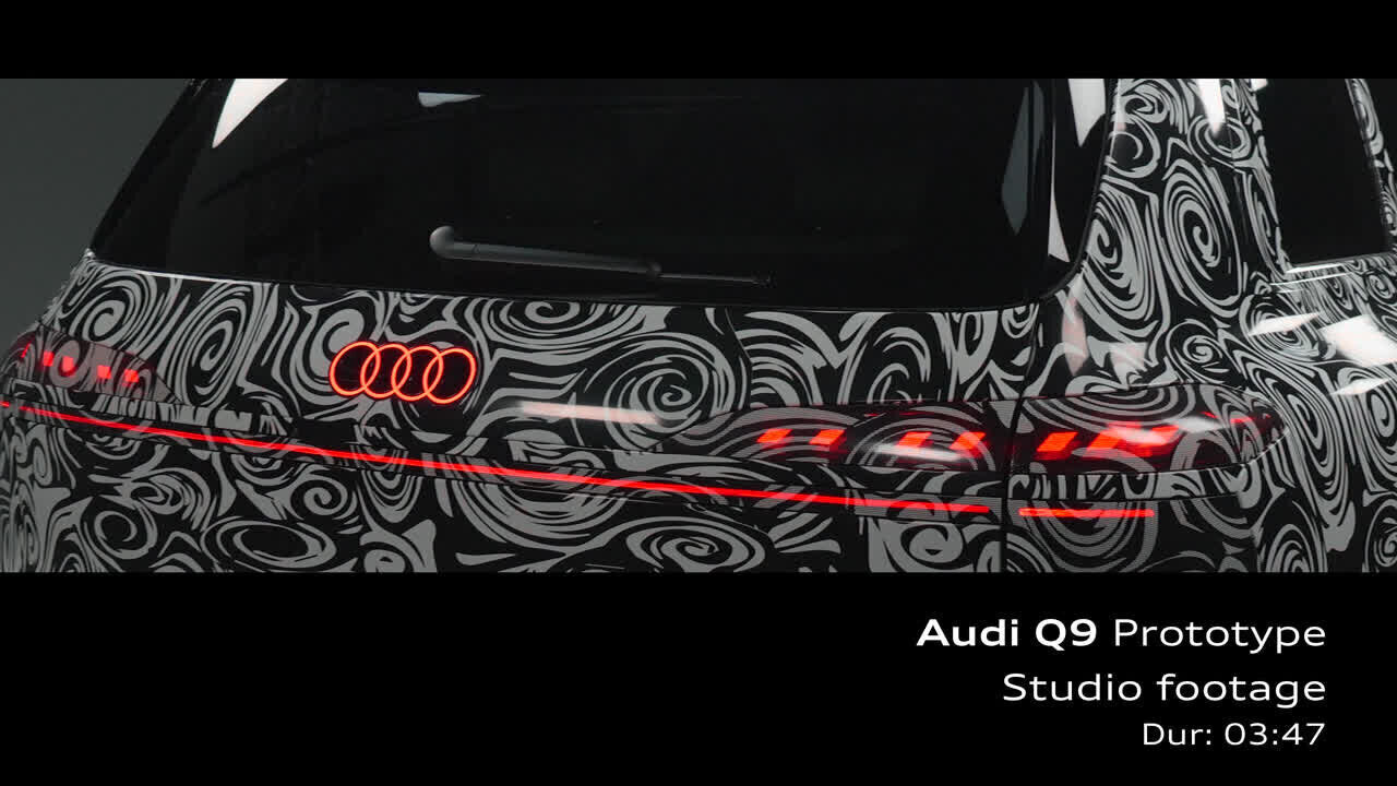 Audi Q9 Prototyp Interieur – Footage (Studio)