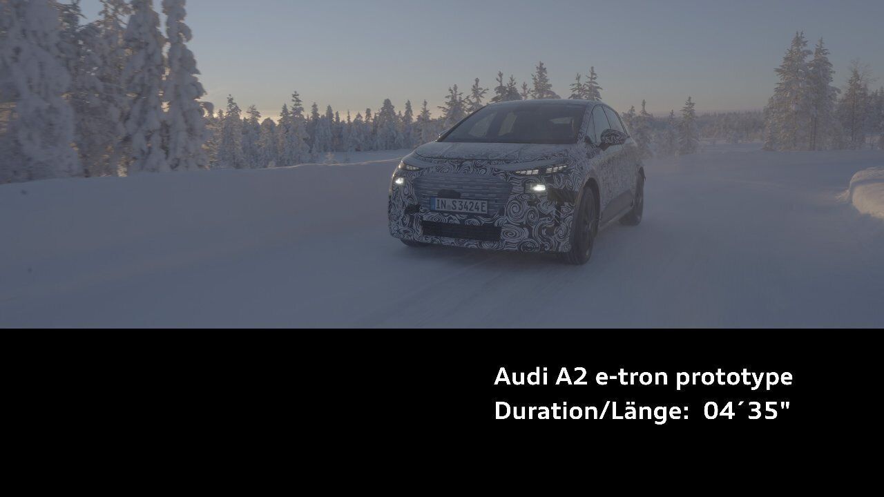 Audi A2 e-tron Prototyp – Footage
