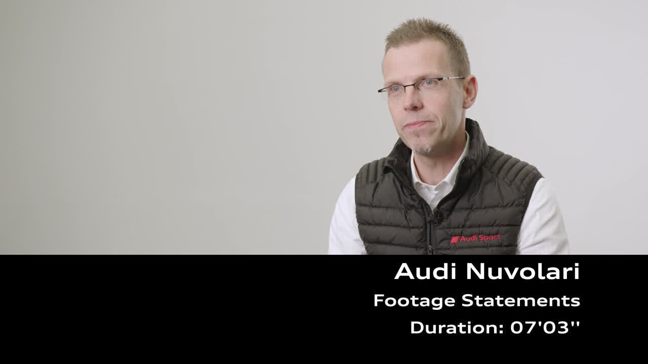 Statements on the Audi Nuvolari – Footage