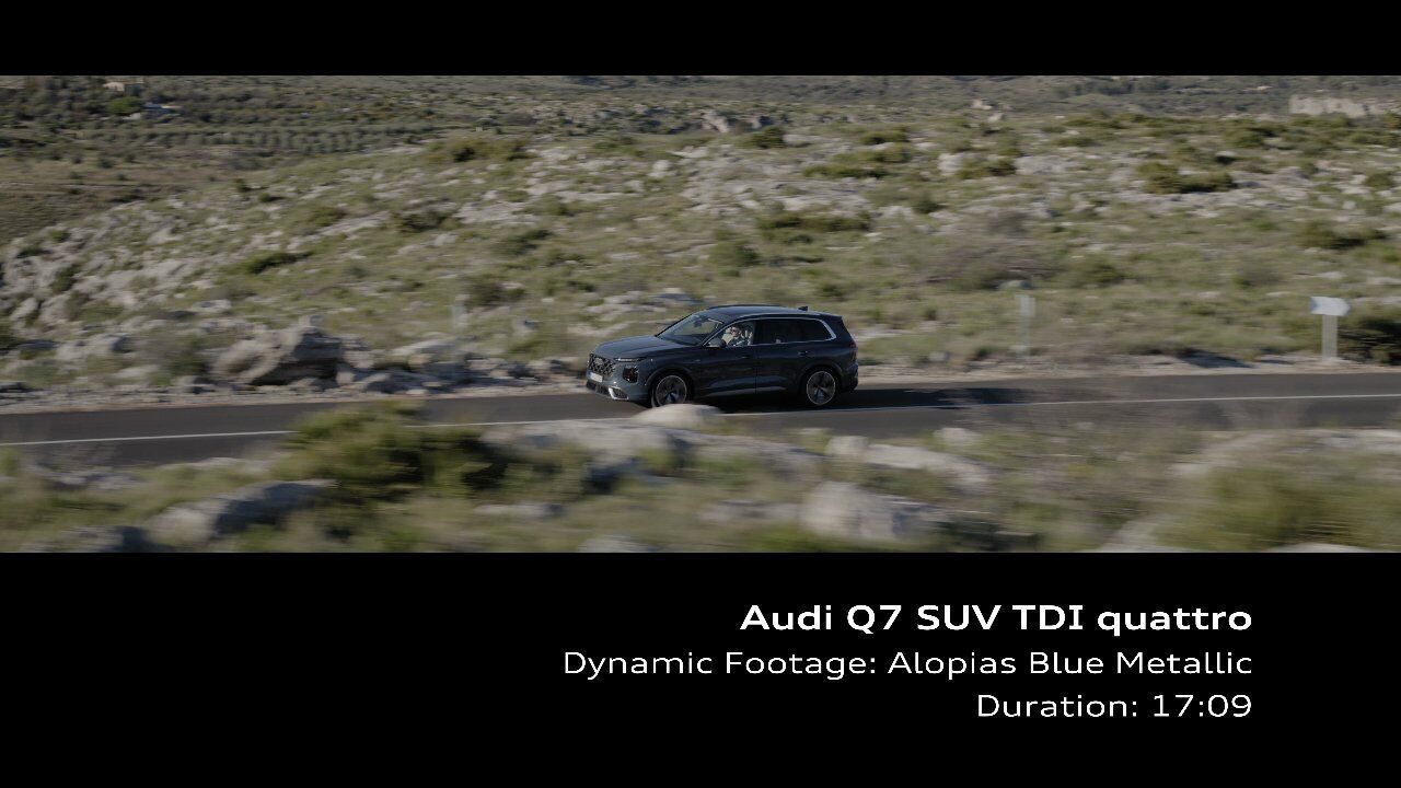Audi Q7 SUV TDI quattro – Footage (dynamisch)