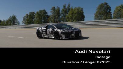 Audi Nuvolari Prototyp – Footage (On-Location, vertikal)