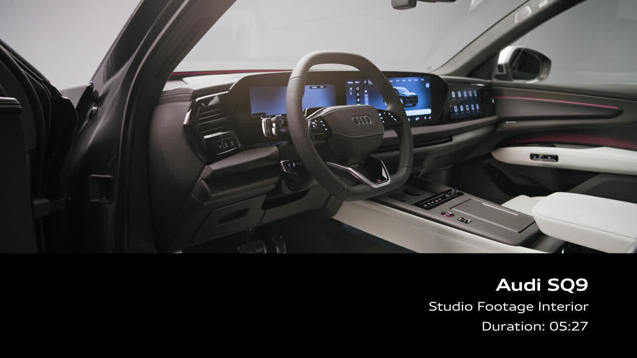 Audi SQ9 SUV Interieur – Footage (Studio)