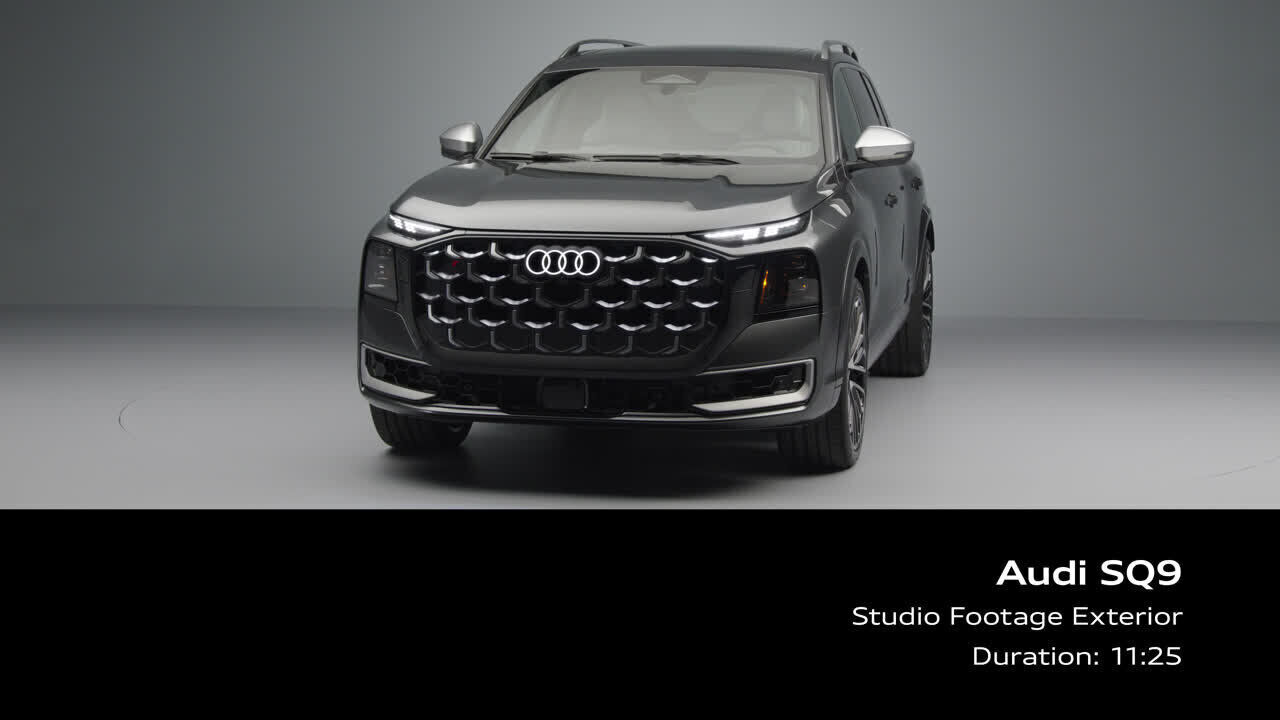 Audi SQ9 SUV Exterieur – Footage (Studio)