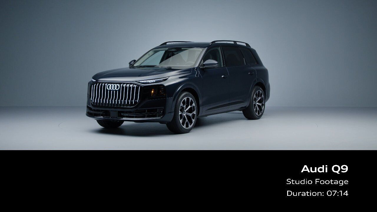 Audi Q9 SUV – Footage (Studio)