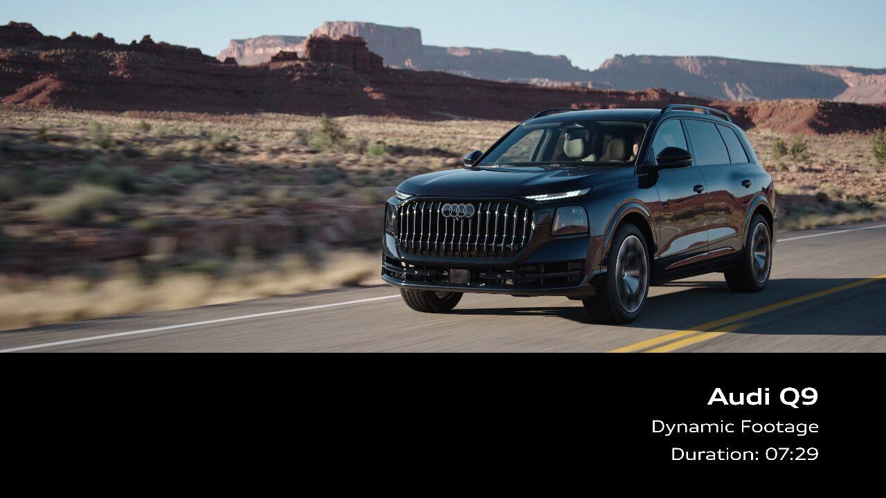 Audi Q9 SUV – Footage (dynamisch)