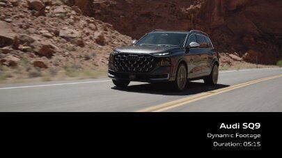 Audi SQ9 SUV – Footage (dynamic, vertical)