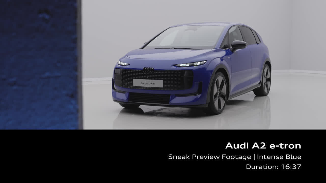 Audi A2 e-tron – Sneak Preview Footage (Studio)