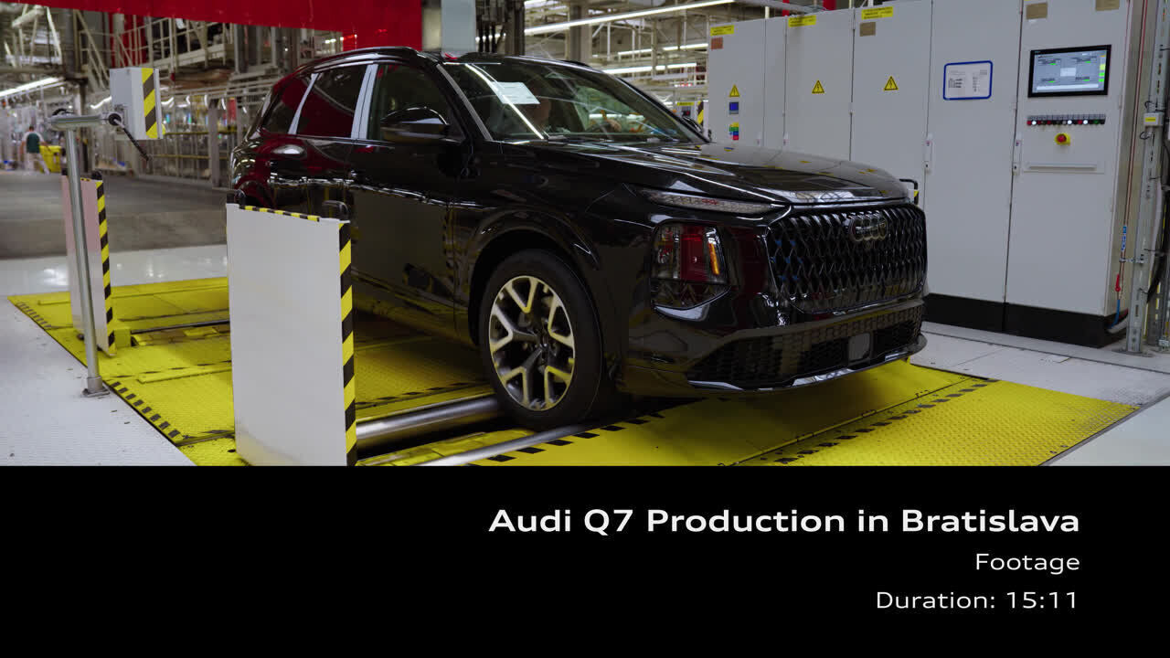 Audi Q7 Production in Bratislava – Footage