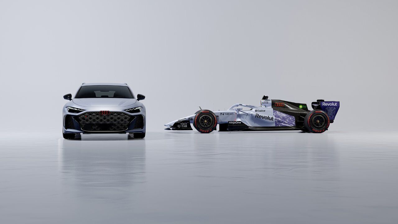Audi bei der Formel 1 in Singapur (vertikal)