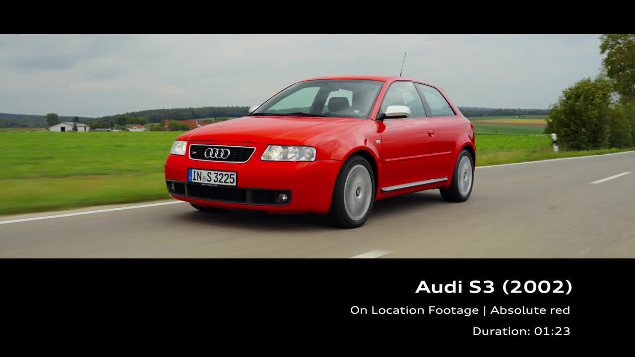 Audi S3 (2002) – Footage (On-location)
