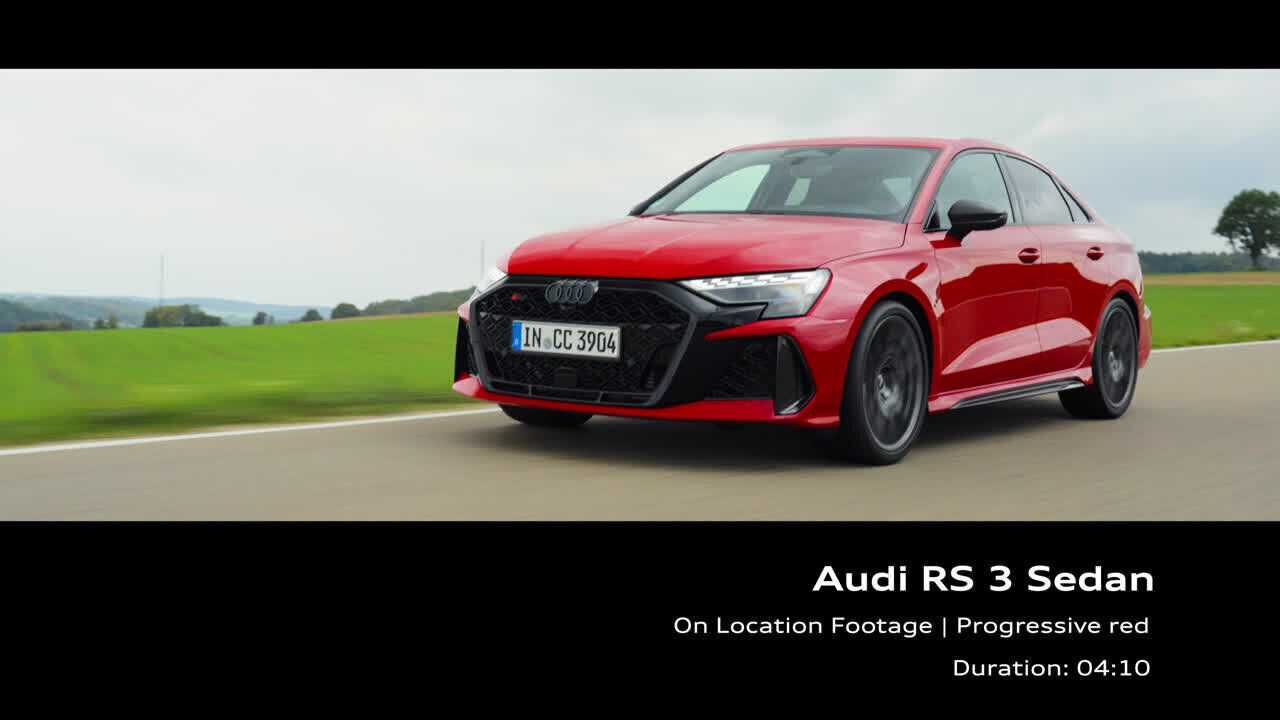 Audi RS 3 Sedan – Footage (on location)