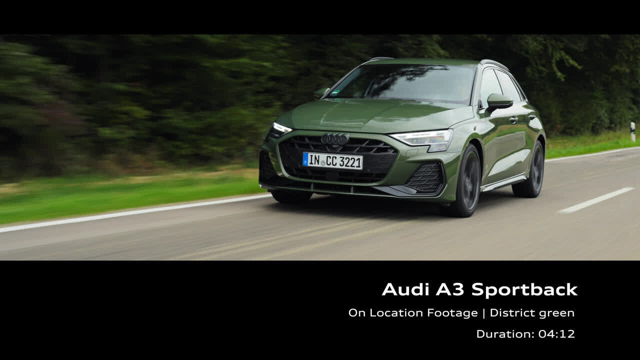 Audi A3 Sportback – Footage (on location)